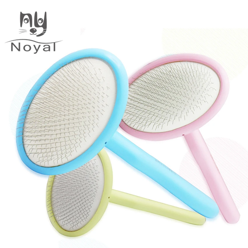 

Cat Brush Grooming Tools Detachable Clipper Attachment Pet Trimmer Combs for Cat Dog Slicker Brush for Small Medium Large Dogs