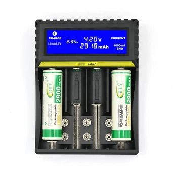 

Battery Charger For 9V AA AAA 18650 Ni-MH Ni-CD Li-ion Li-fePO4 Battery Fast Charger Universal LCD Mufti-functional Chargers