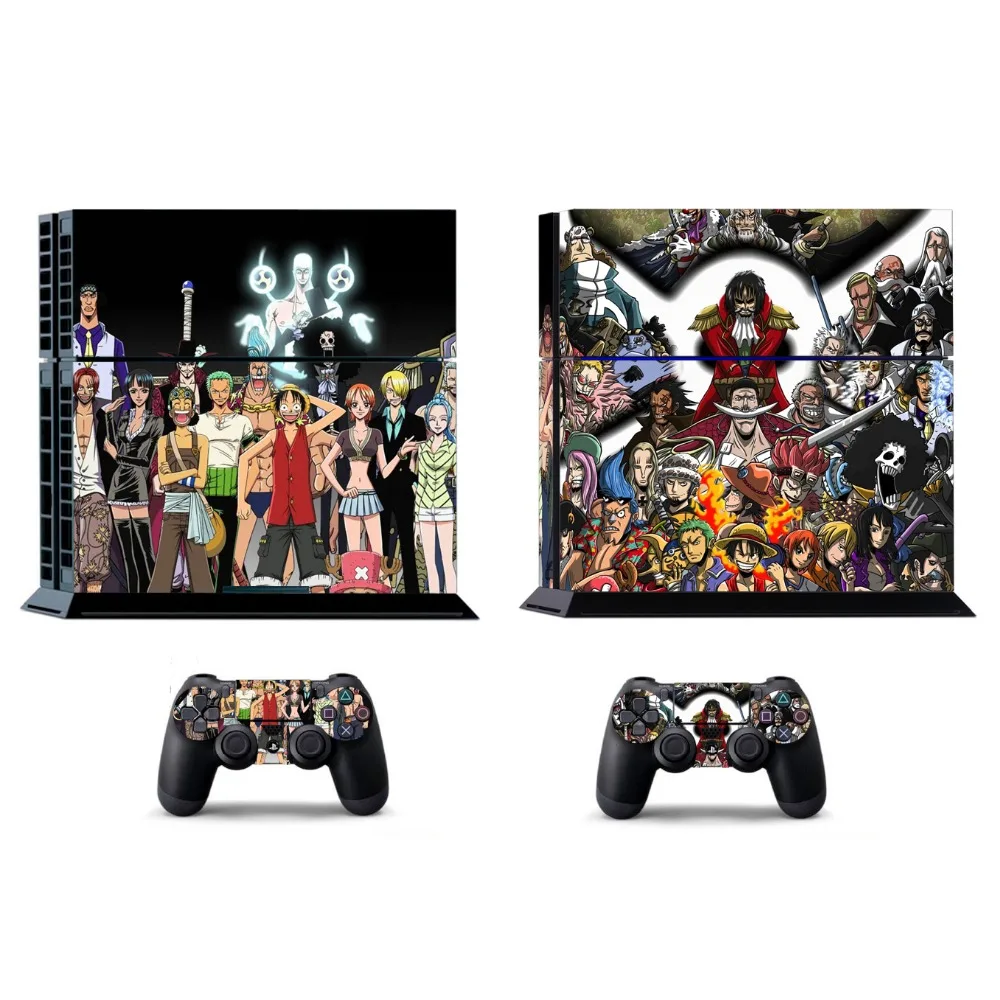 

One Piece Skin PS4 Sticker Vinly Skin Sticker for Sony PS4 PlayStation 4 and 2 controller skins PS4 Stickers