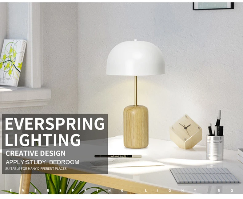 Светодиодный настольный светильник в скандинавском стиле, деревянный, металлический, современный, простой, для учебы, прикроватный, для спальни, декоративный светильник, лампа для чтения, ночник, светильник