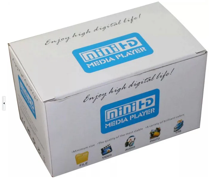 Binmer 1080 P мини HDD Media Player MKV/H.264/rmvb HD с хостом USB/SD Card Reader JA08 Прямая доставка