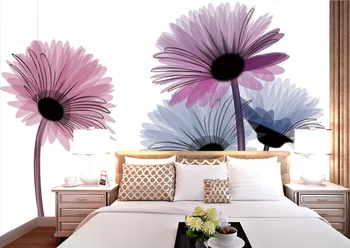 

Fashion flower wallpapers wall paper 3d mural photo wallpaper background homedecoration
