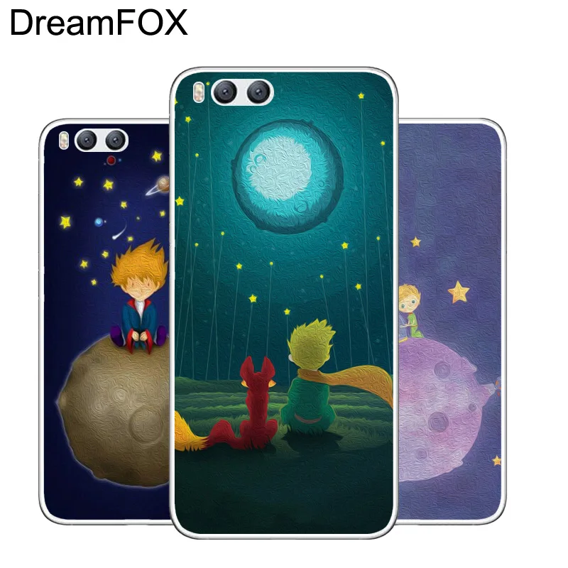 DREAMFOX M301 с принтом Маленький принц Мягкий ТПУ силиконовый чехол для Xiaomi Mi Note 2 3 4 5 6 8