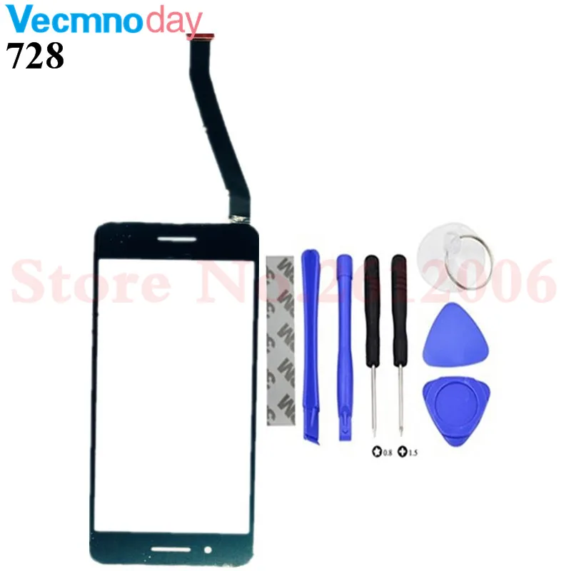 

Vecmnoday Black Touch Screen For HTC Desire 728 728G Front Glass Digitizer Panel Sensor Glass Lens Replacement