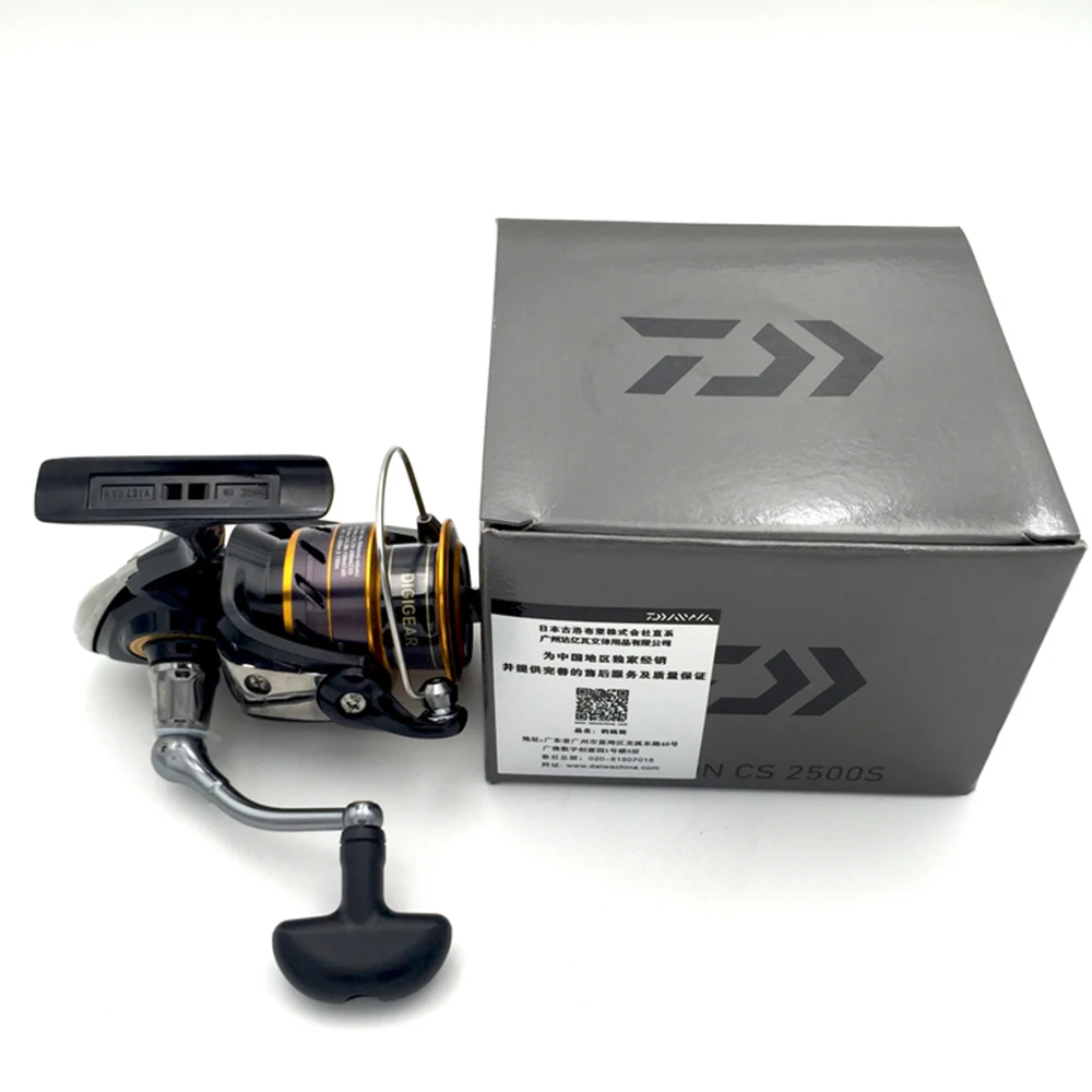 DAIWA Рыболовная катушка 5 3: 1 передаточное число 2000S / 2500S 3000S/4000S спиннинговая