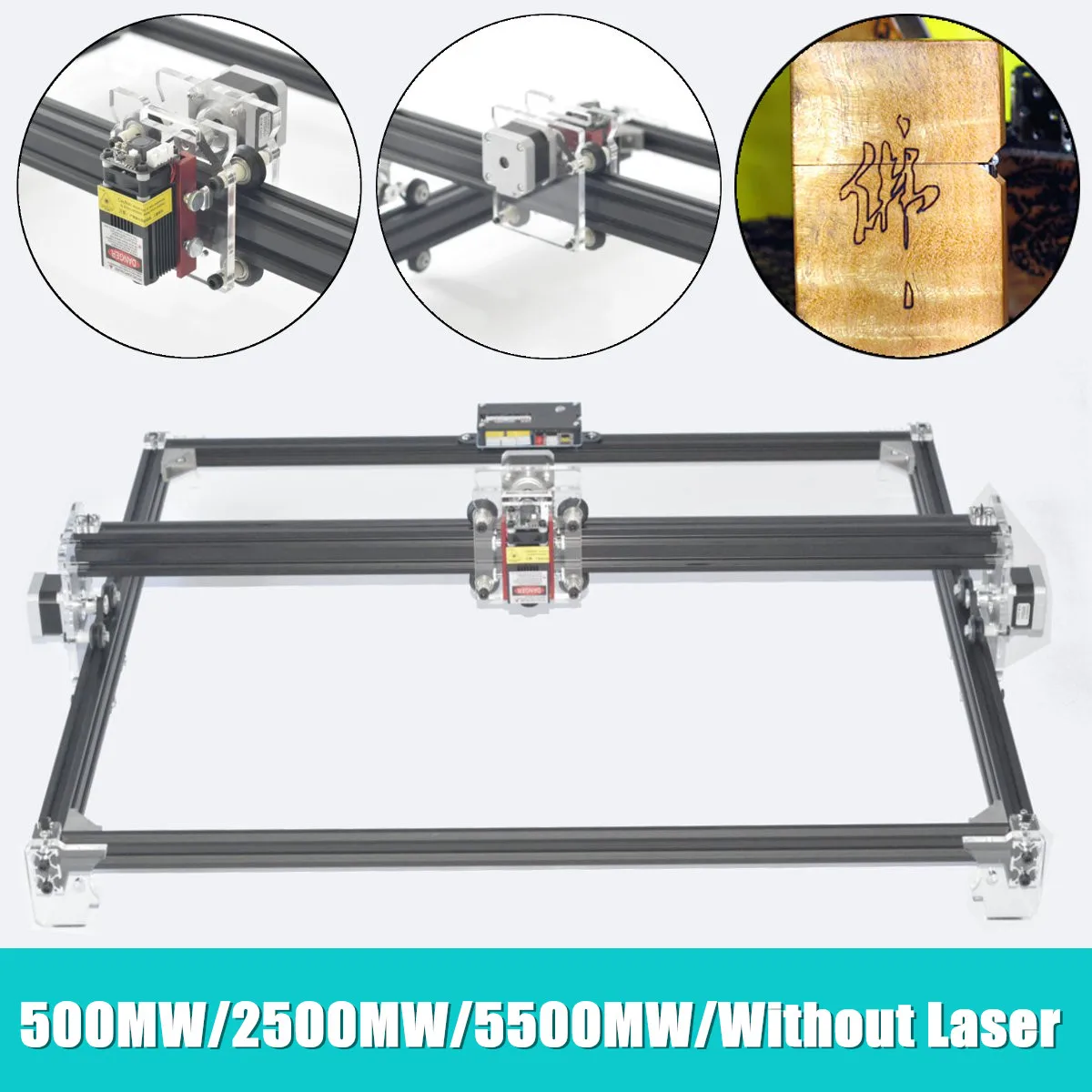 

DIY Laser Engraver Machine DVP6550 Wood Router CNC MiniUSB DIY Engraver Desktop Wood Router/Cutter/Printer