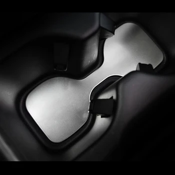 

Car Head Front Water Cup holder Mat Frame Panel Cover Trim Stainless Steel for Honda CR-V CRV 2017 Car Styling Accessories