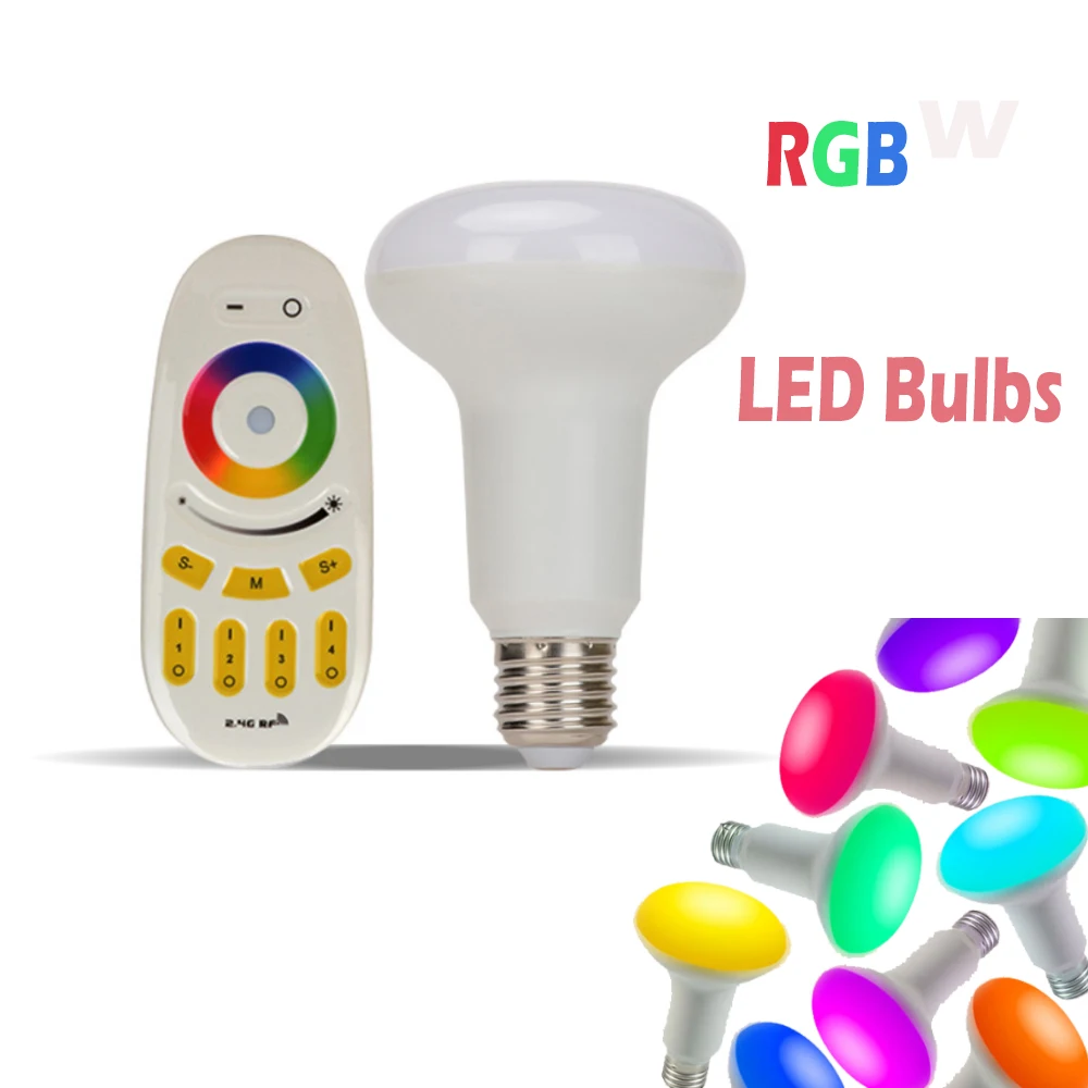 2017 New arrival Wifi controller E27 RGBW Lamp Dimmable LED Bulb