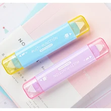 Креативная лента для коррекции цвета конфет с двумя головками многофункциональная коррекционная лента студенческие канцелярские принадлежности