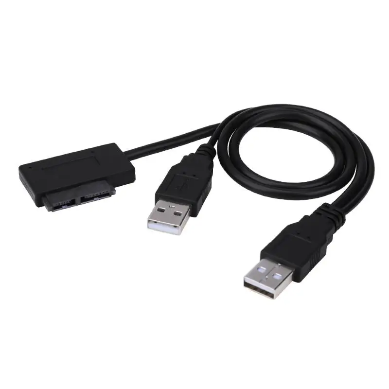 USB 2 0 для Mini SATA 7 + 6 13 Pin адаптер кабель преобразователь Легкий привода подходящий