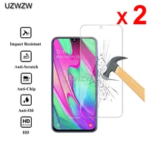 2 шт Стекло для samsung Galaxy A40 2.5D 0,26 мм Премиум защитное закаленное стекло для экрана протектор для samsung A40 стекло