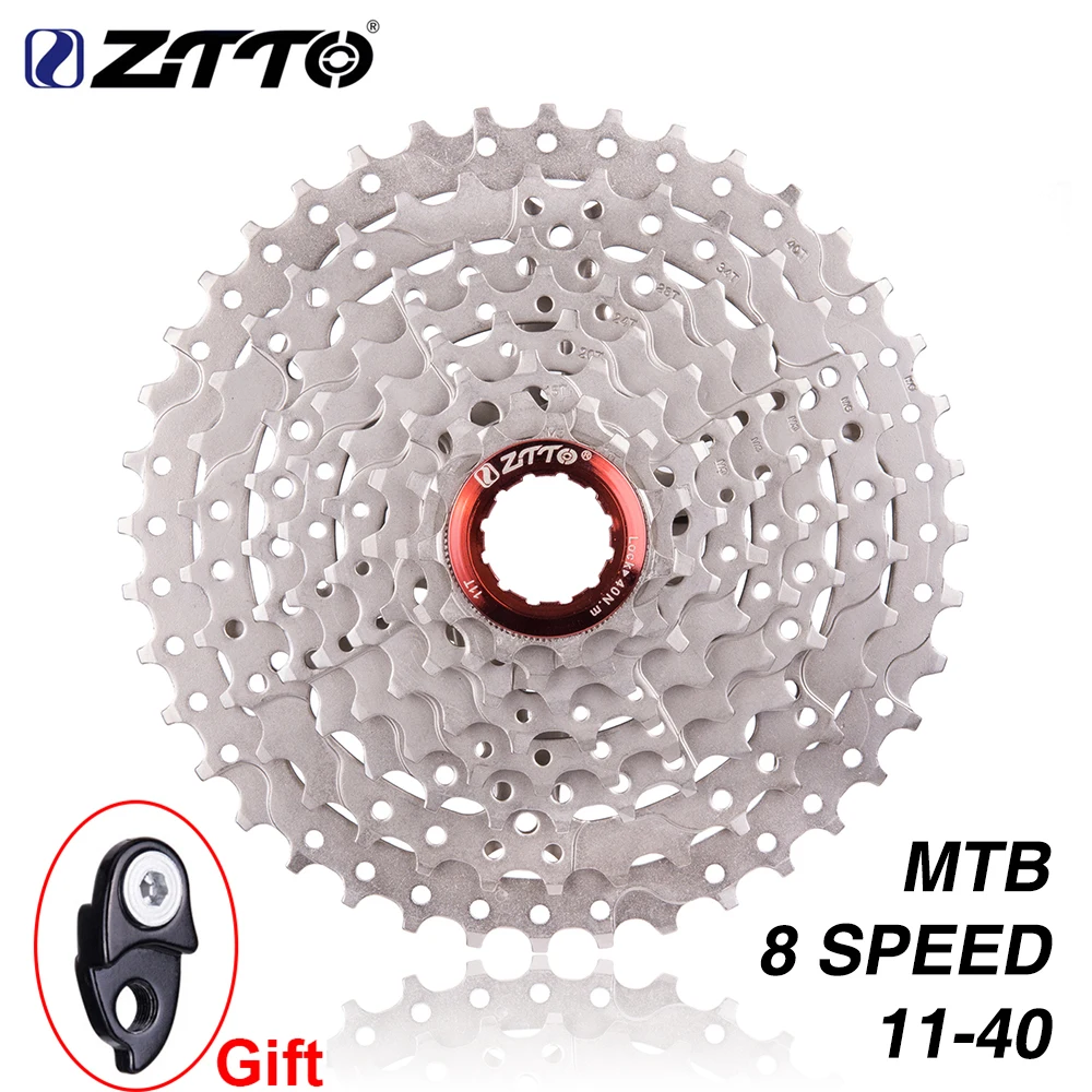 ZTTO 8s кассета 11-40T Freewheel 8 скоростей стальной маховик для частей M410 K7 X4 MTB горный велосипед части велосипеда