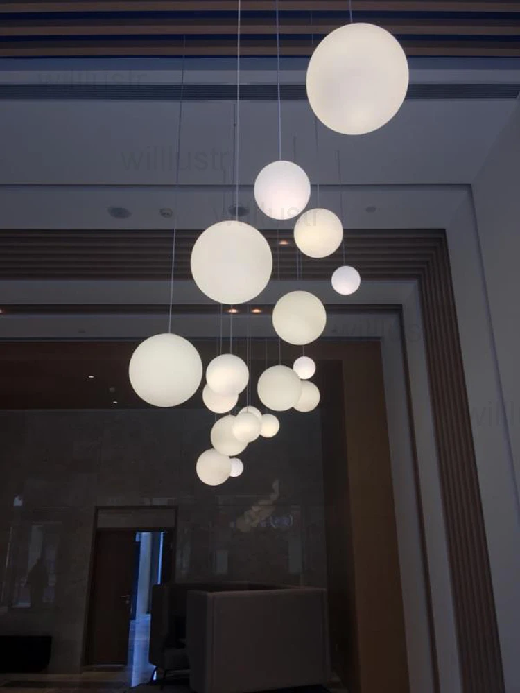 Glass Globe Pendant Lamp, Global Suspension Light,