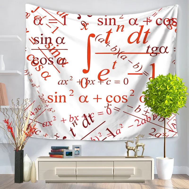 New Arrivals Hanging Wall Math Creative Tapestry Calculation Formula