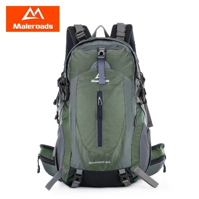 Maleroads 30л 40л открытый спортивный походный рюкзак для кемпинга водостойкий нейлоновый дорожный Багаж велосипедный рюкзак сумка - Цвет: 40L Army green