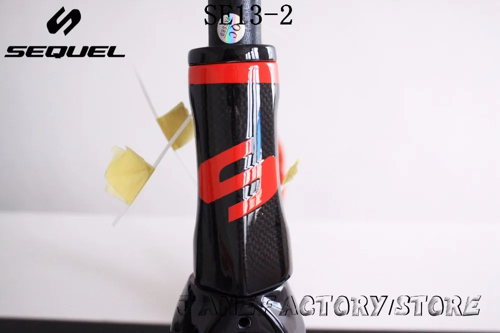 Cheap 2017 SEQUEL brand carbon road bike T1000 carbon fiber road frameset 1k /3k/ud BSA/BB30 carbon frame bike red glossy SE13-2 8 Cheap 2017 SEQUEL brand carbon road bike T1000 carbon fiber road frameset 1k /3k/ud BSA/BB30 carbon frame bike red glossy SE13-2 8