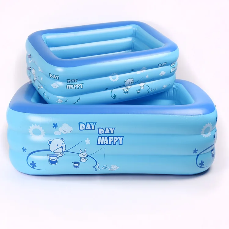 

VC Inflatable Swimming Pool Children's Baby Paddling Pool Inflatable Square Swimming Pool Home Inflatable Pool Baby Swim