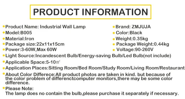 B005 product information