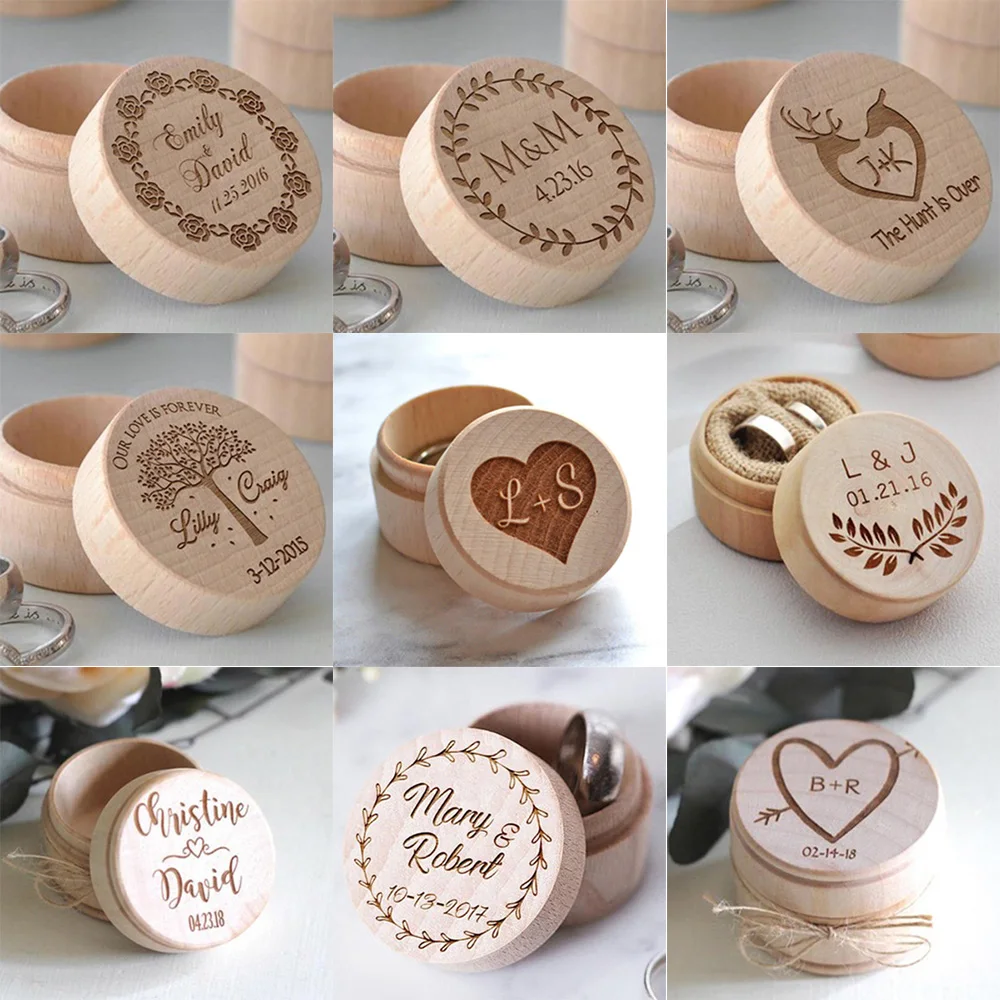 Weg huis kans Vertrouwen op Wedding Ring Box Name Handmade Letter Jewellery Box Boite A Bijoux Boite  Cadeau Sieraden Doos Jewelry Boxes Ring Box|Jewelry Packaging & Display| -  AliExpress