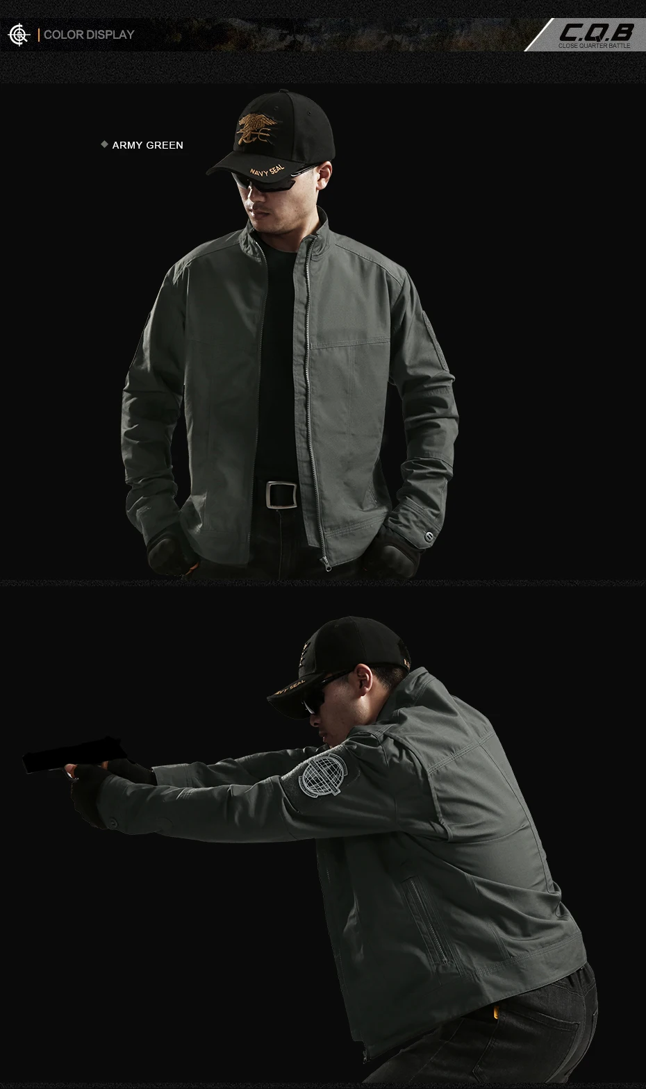 Тактические CQB куртка Для мужчин тонкий износостойкой дышащей водоотталкивающей Охота Одежда Открытый ветрозащитное пальто