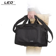 LEO квадратный мешок рыболовства приманка сумка ткань Оксфорд Открытый Рыболовные принадлежности жесткий приманки рыболовные Шестерни сумка