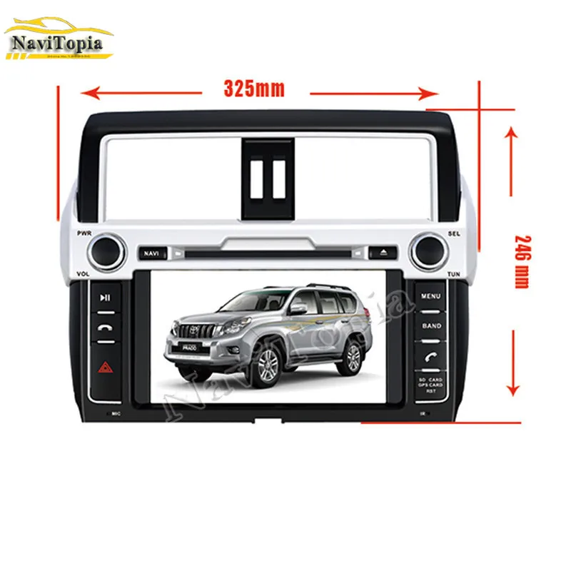 Discount NAVITOPIA 4G RAM 32G ROM Octa Core Android 9.0 Car DVD GPS Navigation for Toyota Prado/LC150 for Prado 150 High level 2014 10