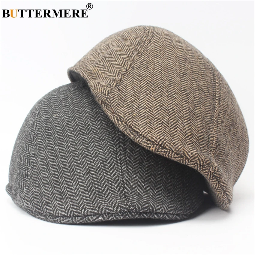 tweed duckbill cap