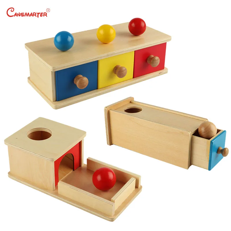 Математика развивающие игрушки монтессори игрушки для детей деревянные игрушки детские игрушки развивающие Сфера обучения с ящиком игры красный желтый синий детские учебные пособия деревянный материал