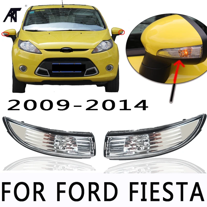 

NEW Right & Left side Rear view Rearview side mirror turn signal Flashes light lamp For FORD Fiesta 2009-2014