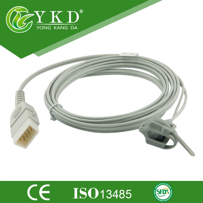 

5PCS/Lot BCI reusable spo2 sensor for pediatric finger soft tip, 9pin/DB9, 3M from Manufacturters
