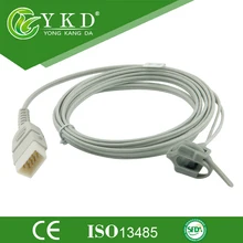5 Pçs/lote BCI reutilizável spo2 sensor de dedo pediátrica ponta macia, 9pin/DB9, 3 M a partir de Manufacturters