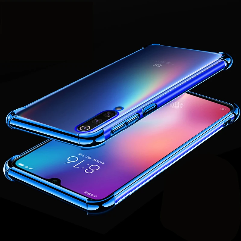 

for Xiaomi Mi 9 9SE Redmi Note 7 Pro 3D Laser Elec-plating Airbag Case for Xiaomi Mi9 7Pro Case Anti-shock Transparent Cover