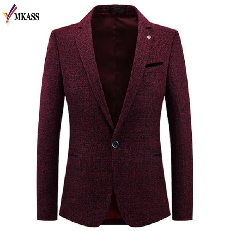 

New Fashion Men Casual Suit Business Style Men's Long Sleeve Slim fit Suits Masculine Blazer one Button Suits M-3XL