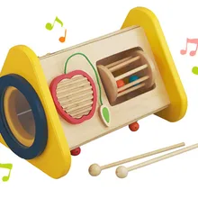 Новая деревянная музыкальная игрушка 3-1 многофункциональная ударная комбинация детская игрушка