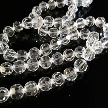 

20mm clear 250pieces Crystal faceted ball Parts For Home Decoration
