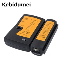 Kebidumei USB RJ45 Тестер провода тестер инструменты сетевой кабель двойной витой кабель детектор трекер набор инструментов сетевое оборудование новейший