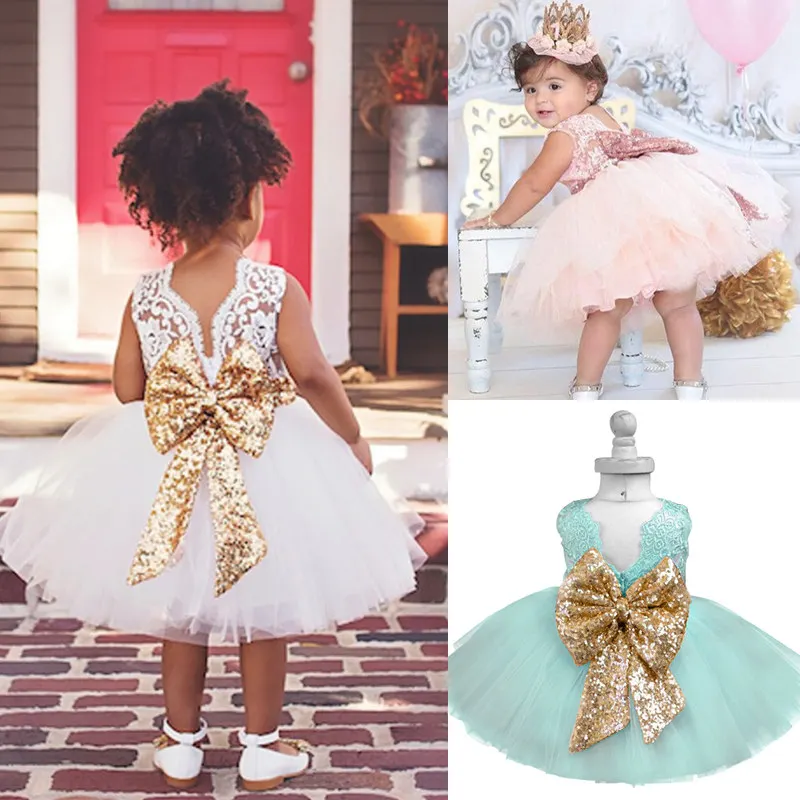 Новинка; модное платье с цветочным узором и блестками для девочек; платье принцессы для вечеринки, дня рождения, свадьбы; Одежда для маленьких девочек; Детские платья для девочек