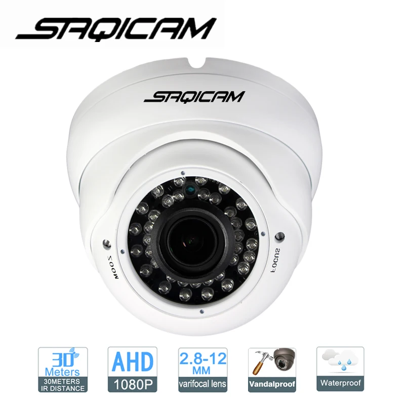 bilder für Saqicam HD 2MP 1080 P AHD Kamera CCTV varioobjektiv Outdoor Dome kamera 2,8-12mm objektiv IR Kamera für 1080N AHDH DVR bilder für Saqicam HD 2MP 1080 P AHD Kamera CCTV varioobjektiv Outdoor Dome kamera 2,8-12mm objektiv IR Kamera für 1080N AHDH DVR