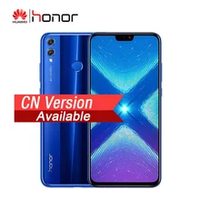 HONOR 8X CN wersja androida 8.1 4G smartphone LTE 4GB pamięci RAM 64GB ROM 6.5 ''2.2 GHz Octa rdzeń 20MP 3750mAh telefon komórkowy