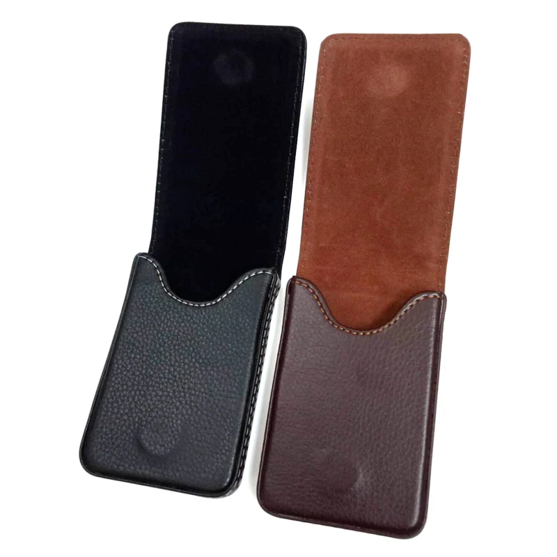 Новые держатели для Id Карт RFID алюминиевый сплав кредитный держатель для карт из искусственной кожи кошелек Противоугонный мужской автоматический всплывающий RFID кошелек