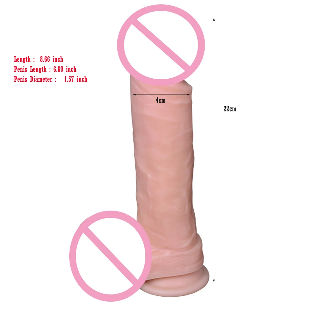 New 8 inch sex toys Big Realistic Silicone font b Dildo b font Super Thick Huge