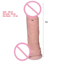New 8 inch sex toys Big Realistic Silicone Dildo Super Thick Huge Dildos Sturdy Suction Cup Penis Dick for Women Horse Dildo