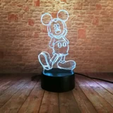 Творческий 3D императорская корона Футбол Иллюзия светильник светодиодный оригинальная Ночная подсветка настроение визуальный, для