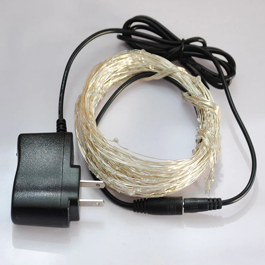 DC12V 5m 10m 20m sliver copper wire LED string light holidy lighting wedding lighting (27)