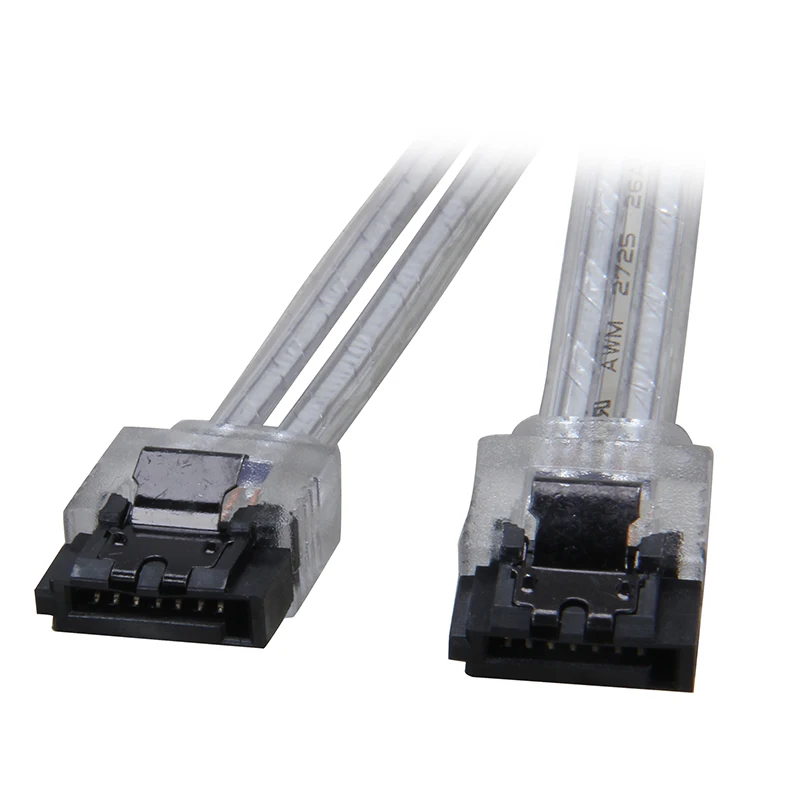 10inch 6Gb/s SATA3 Serial ATA DATA cable with latch Locking for PC laptop SATA 3.0 SATAIII 6Gbps HDD Hard Drive Disk/SSD