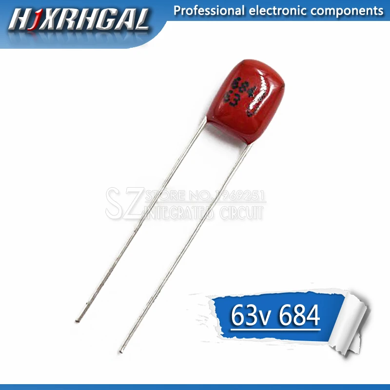CONDENSATEUR CERAMIQUE 470NF 63V PAS 5.08MM lot de 5 pièces