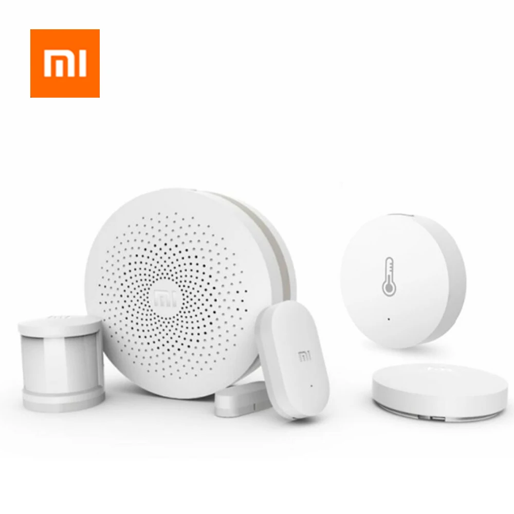 

Original Xiaomi Smart Home Kit Gateway Temperature Humidity Sensor Human Body Sensor Door Window Sensor Wireless Switch