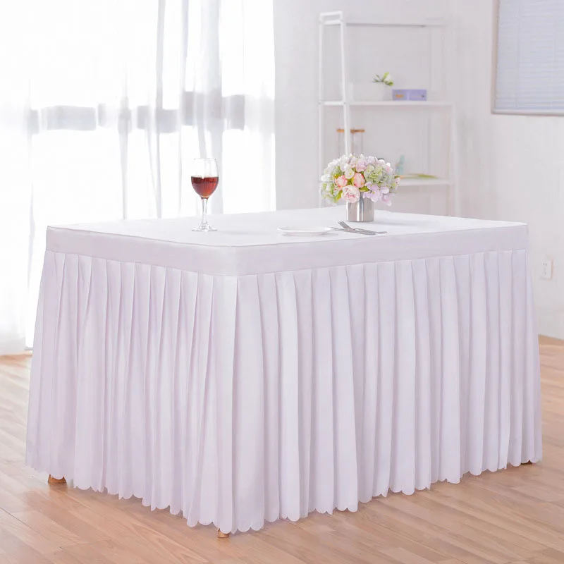 Tablecloth Table Skirt Tablecloth Wedding Meeting Sign In Hotel