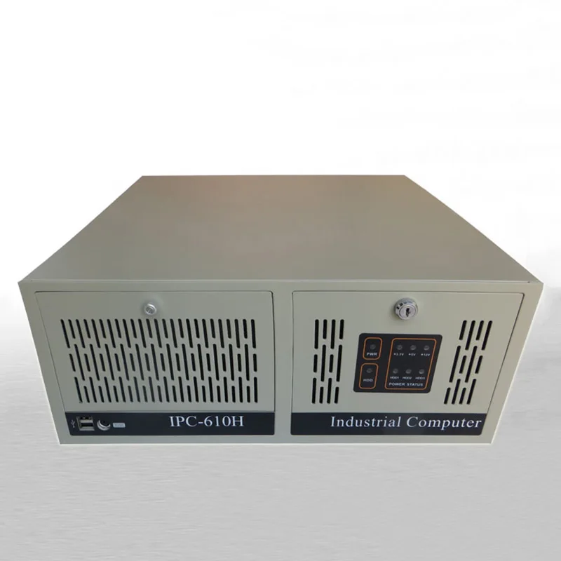 Чехол в стойку IPC610H 4U 14-SLOT промышленное управление Rackmount шасси 4U сервер 7 слотов 14 слотов заднее стекло(с замком) rackmount