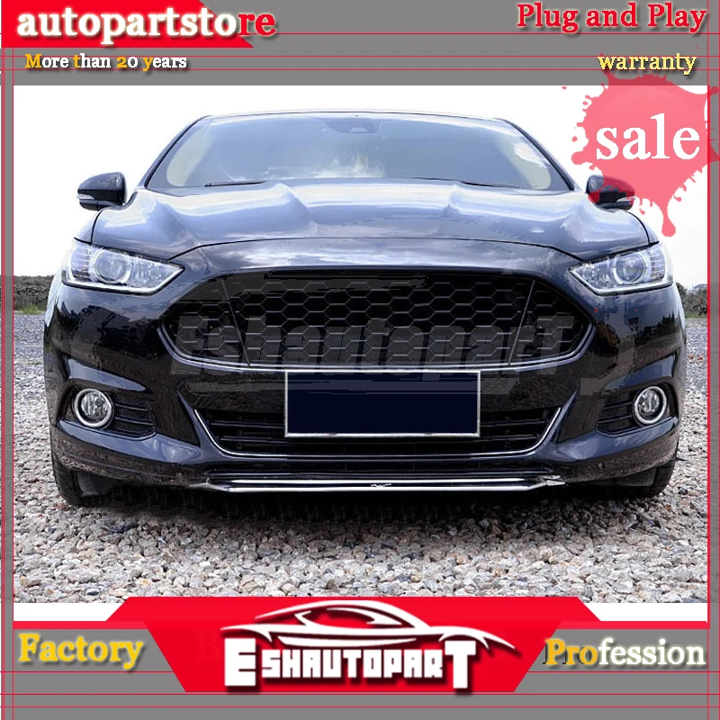 Для FORD Fusion / Mondeo 2013 2016 Черная передняя решетка замена отделки|Гоночные решетки| |